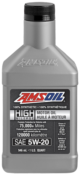  5W-20 100% Synthetic High-Mileage Motor Oil
